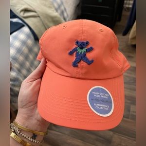 Smathers & Branson Dancing Bear Needlepoint Performance Baseball Hat